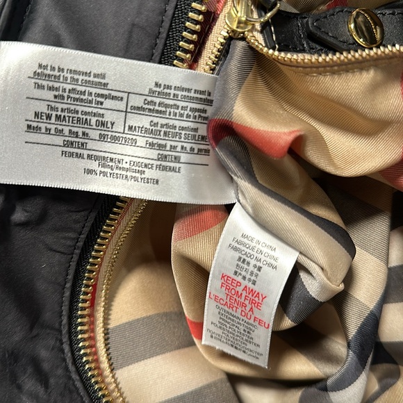 Burberry Quilted Diaper Bag Tote - Picture 11 of 16